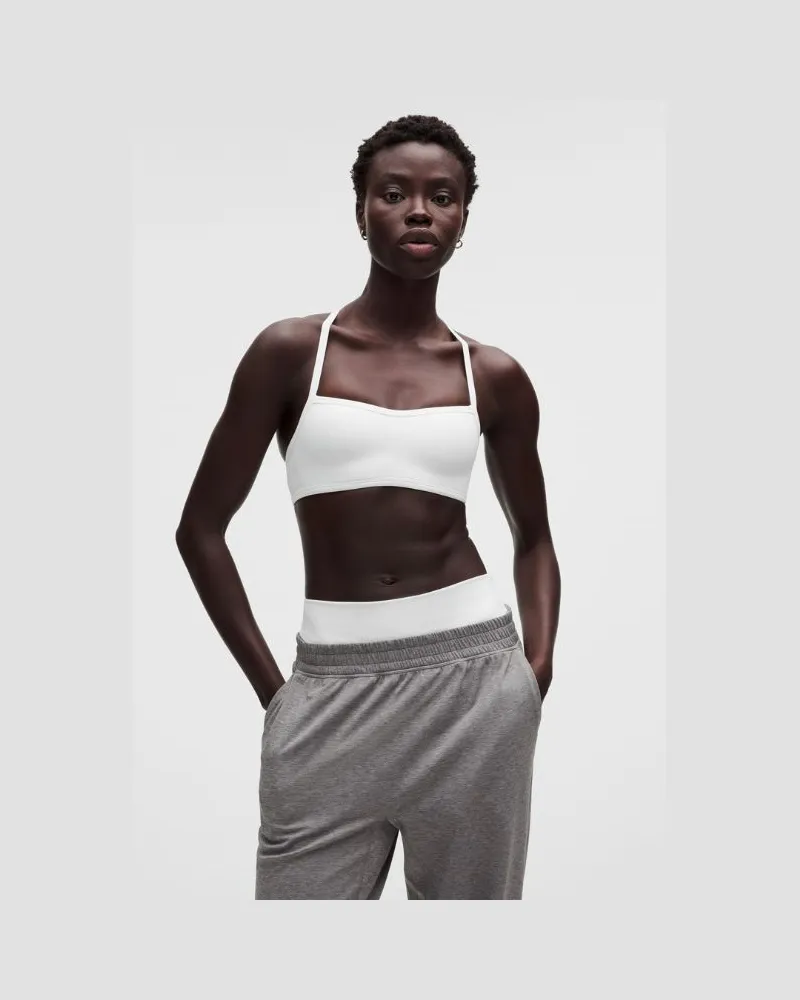 LULULEMON Like a Cloud-BH für B/C-Cups Kontrastbesatz für Frauen – Größe in White White