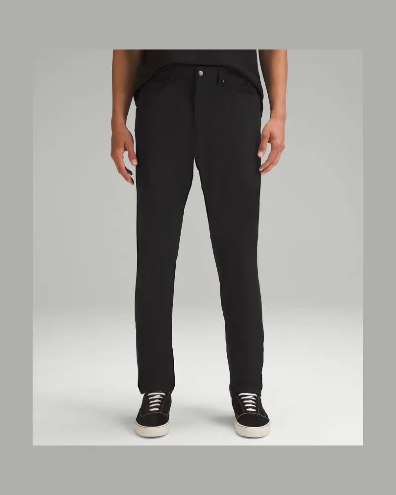 LULULEMON ABC Hose Classic Warpstreme für Männer – 86,3 cm – Größe in Schwarz Schwarz