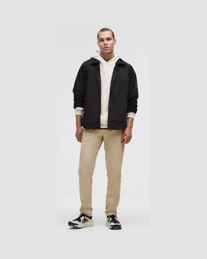 LULULEMON ABC Hose im Classic Fit mit 5 Taschen Warpstreme für Männer – 76 cm – Khaki – Größe Wacky