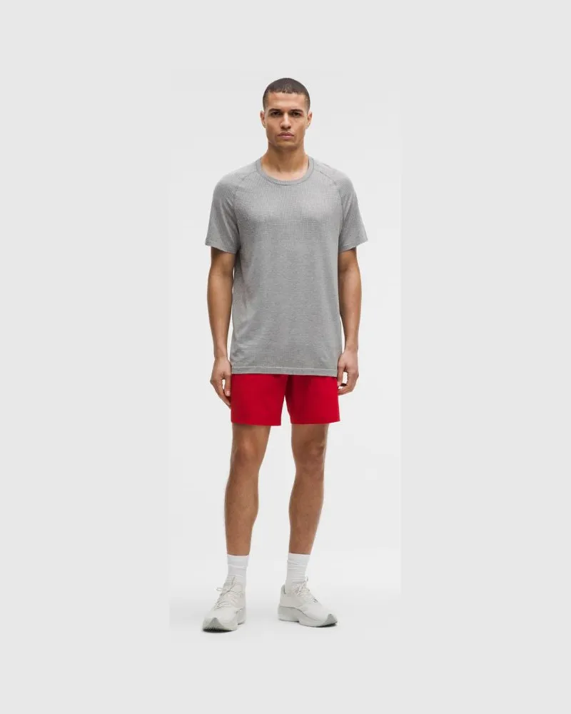 LULULEMON Pace Breaker Shorts mit Liner für Männer – 18 cm – Neon – Größe Oxford