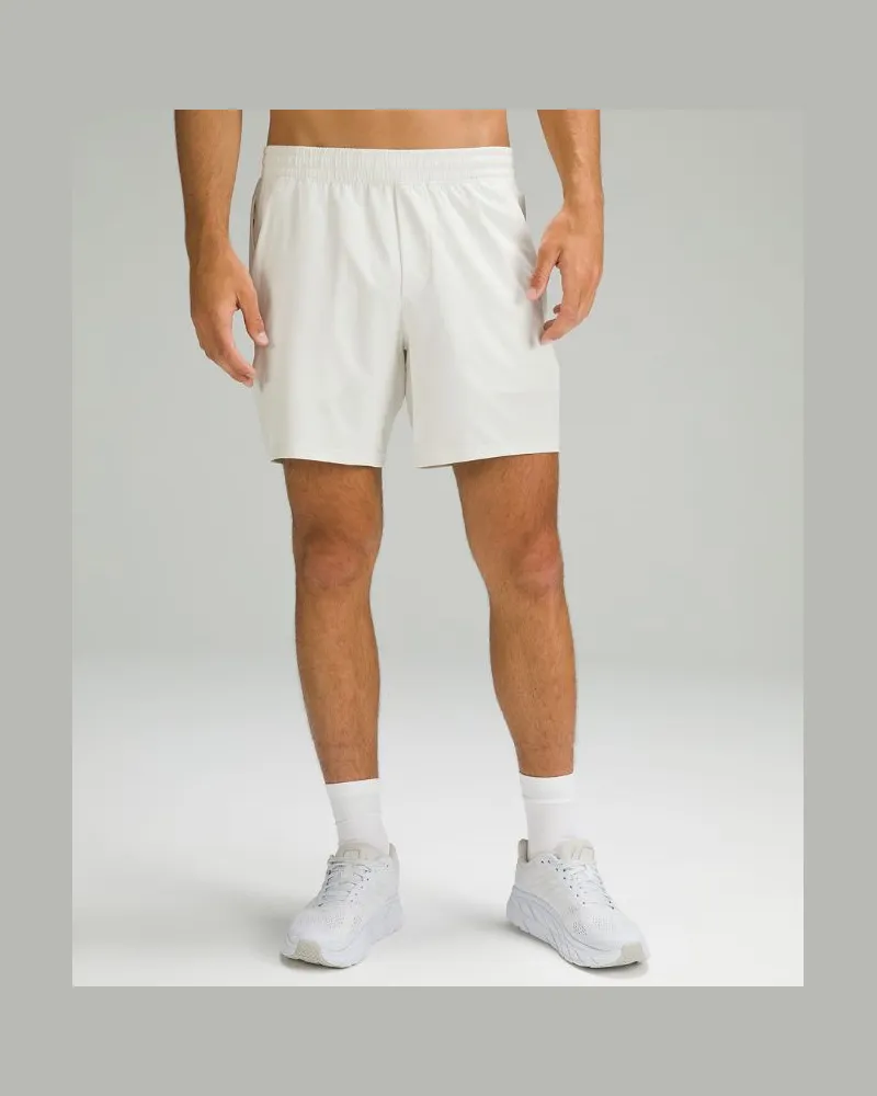LULULEMON Pace Breaker Shorts mit Liner für Männer – 18 cm – Größe in Bone Bone