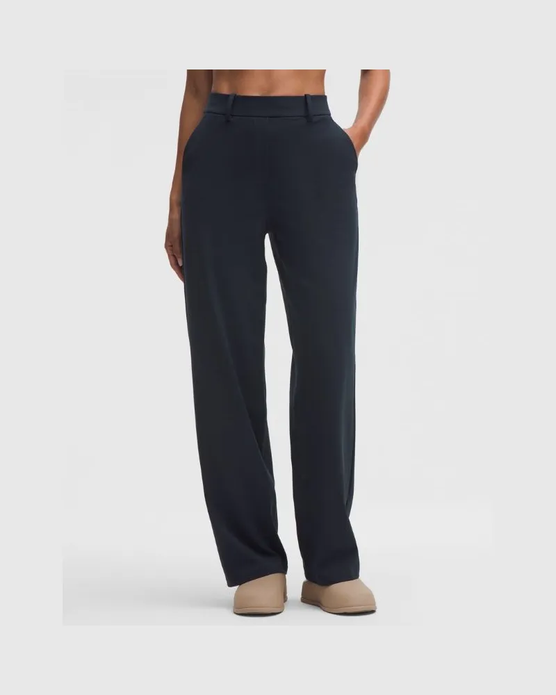 LULULEMON Daydrift Hose mit geradem Bein und hohem Bund Normale Länge für Frauen – Größe in True Navy True