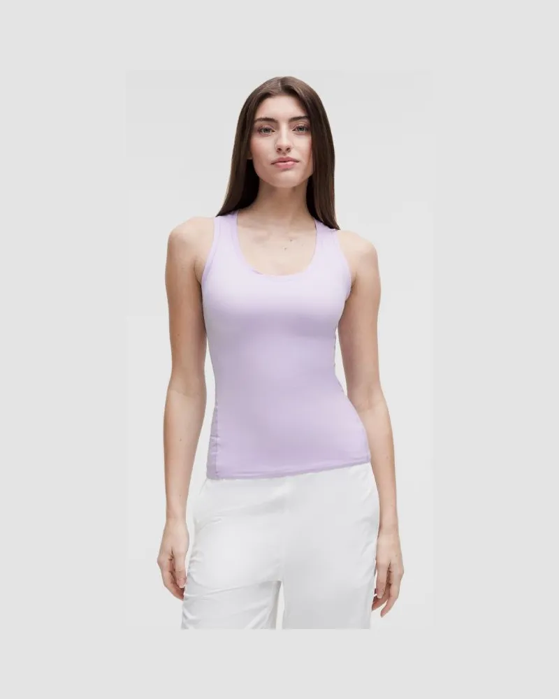 LULULEMON Wundermost Tanktop mit U-Ausschnitt aus supersoftem Nulu für Frauen – Größe in Lavender Frost Lavender