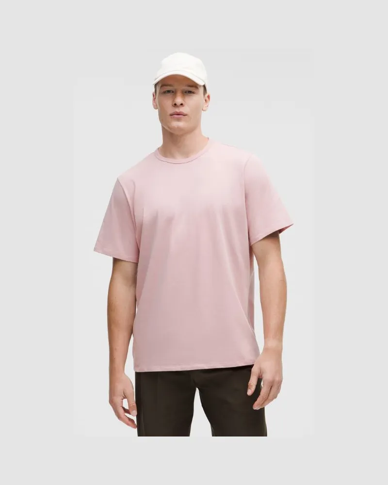 LULULEMON T-Shirt aus Bio- im Classic Fit für Männer – Größe in Mink Berry Mink