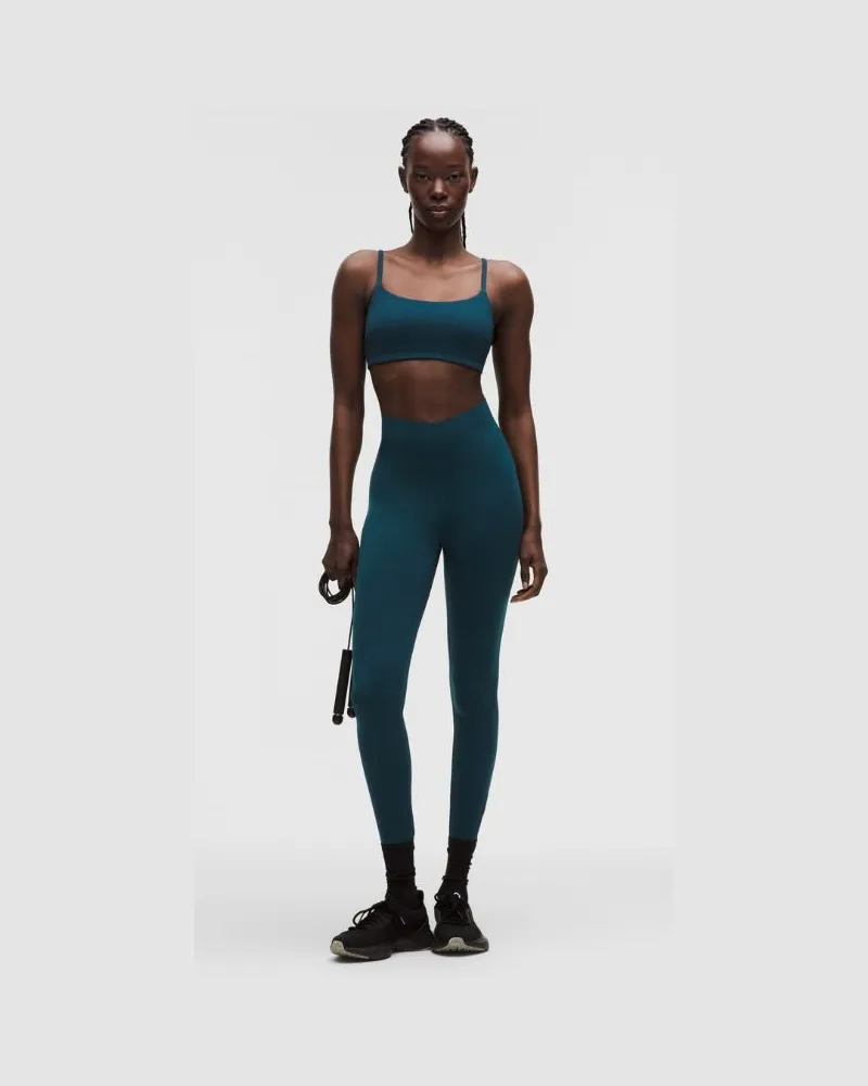 LULULEMON Glow Up Leggings mit hohem Bund für Frauen – 64 cm – Größe in Indochine Blue Indochine