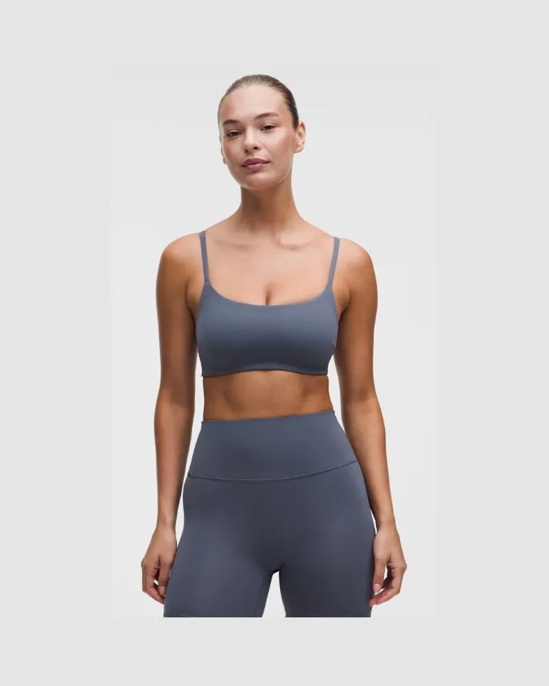 LULULEMON Wunder Train Racer-BH mit Trägern Leichter Halt C/D-Cups für Frauen – Größe in Dusty Diamond Dusty
