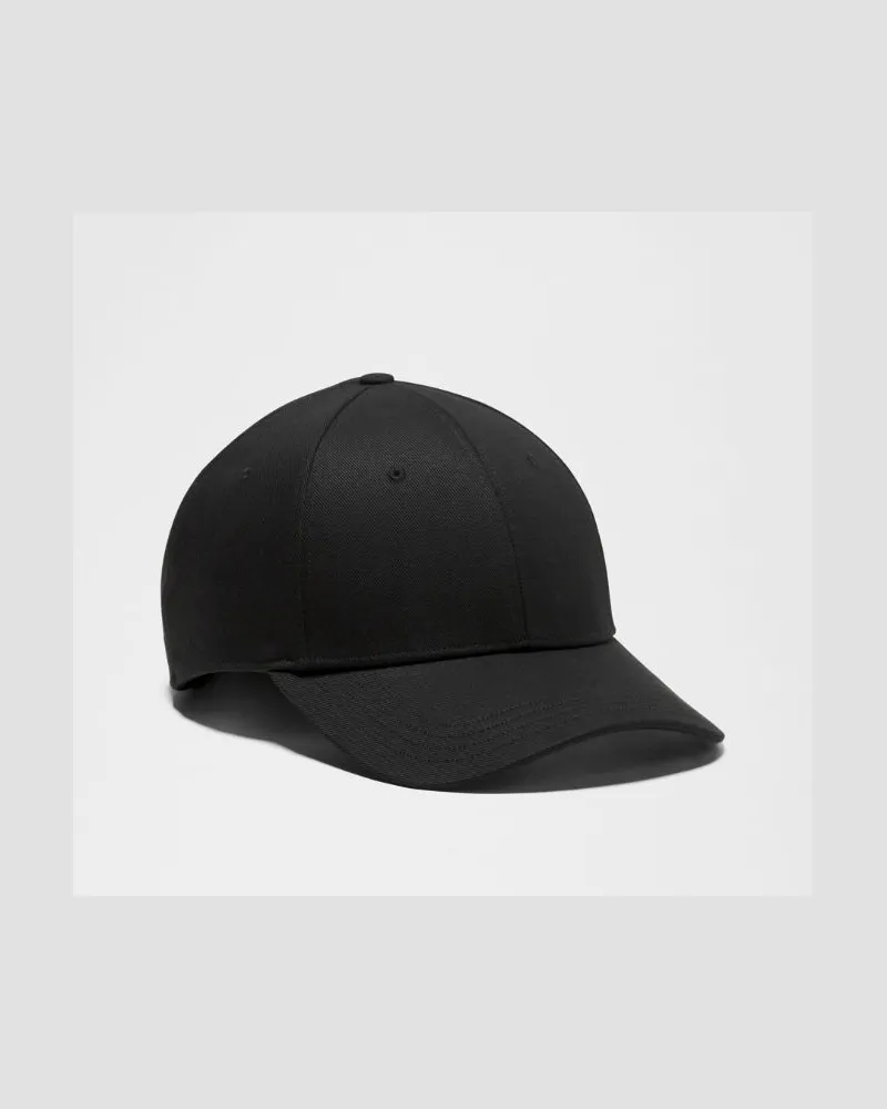 LULULEMON Strukturierte, klassische Baseballkappe – Größe in Schwarz Schwarz