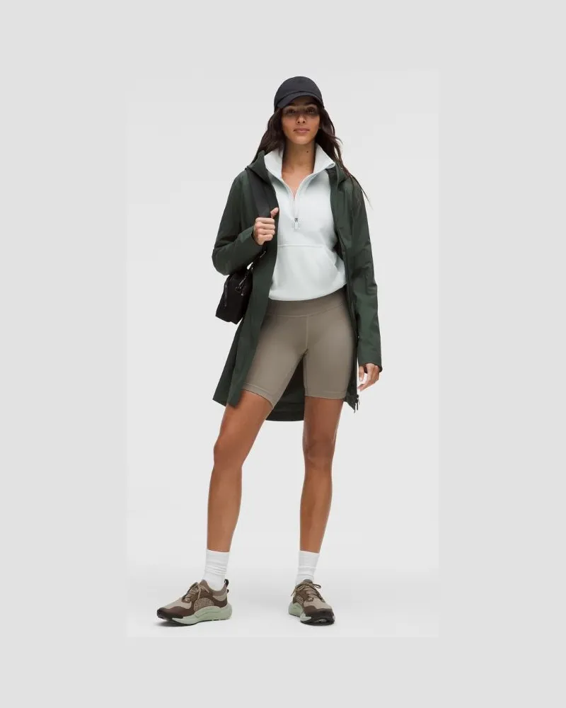 LULULEMON Rain Rebel Jacke für Frauen – Größe in Rainforest Green Rainforest