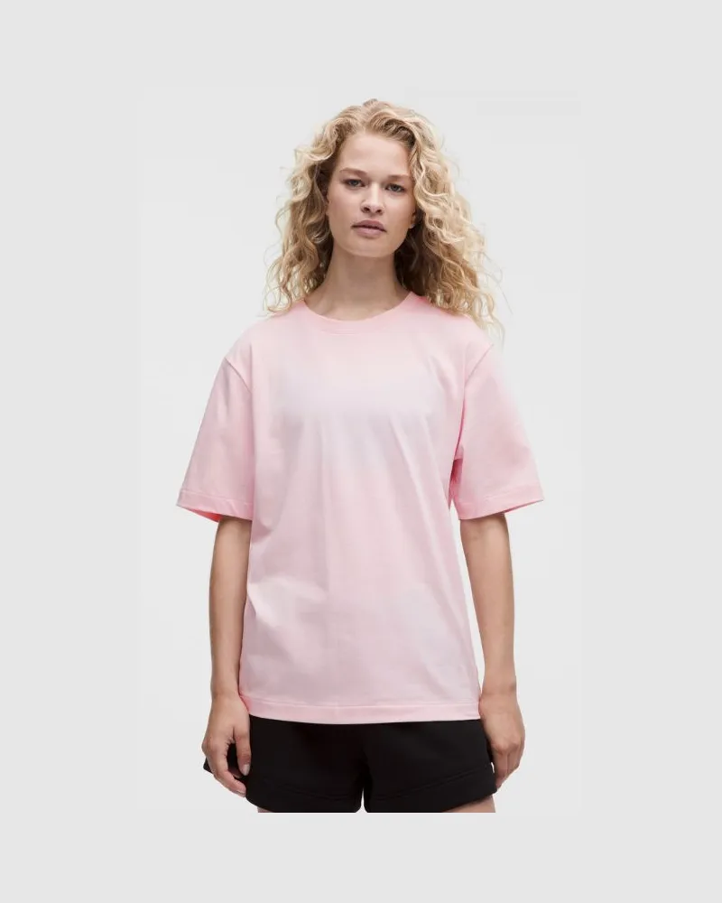 LULULEMON Forever Favourite-T-Shirt für Frauen – Größe in Pink Pearl Pink
