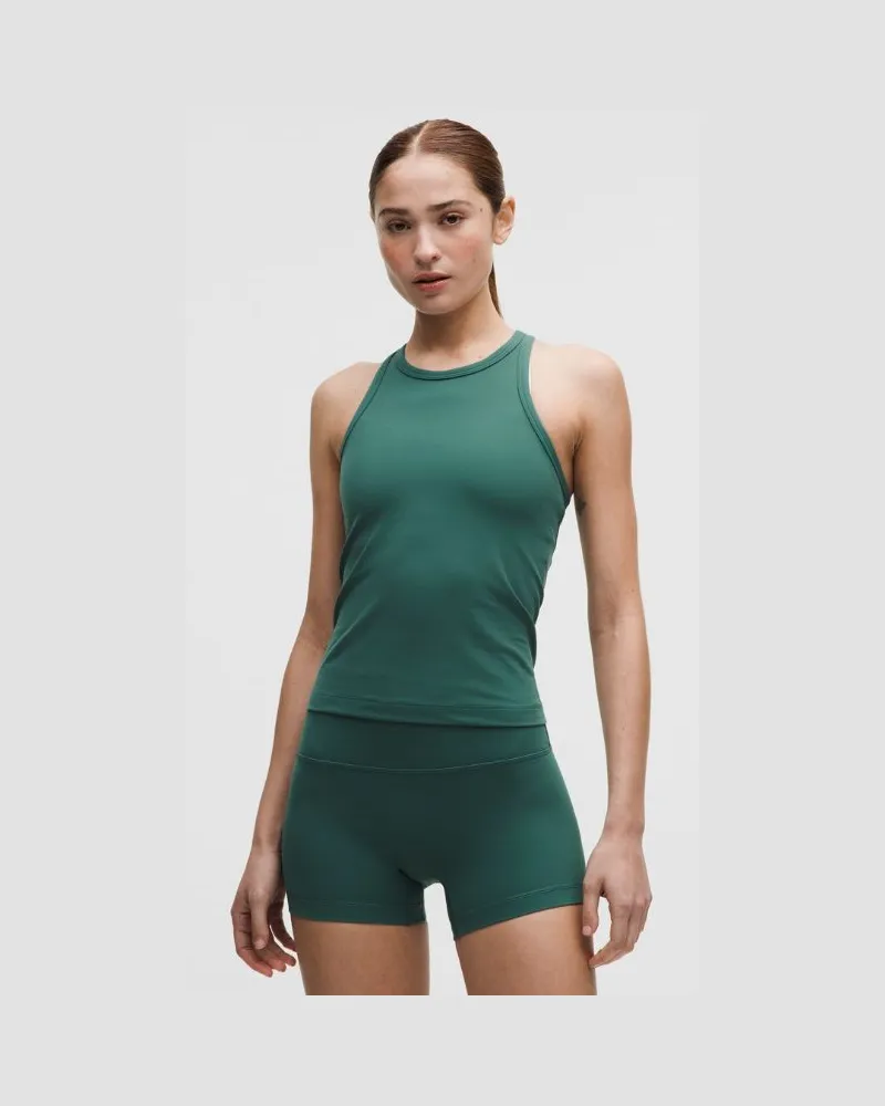 LULULEMON Align Racerback-Tanktop in Taillenlänge für Frauen – Größe in Deep Marina Deep