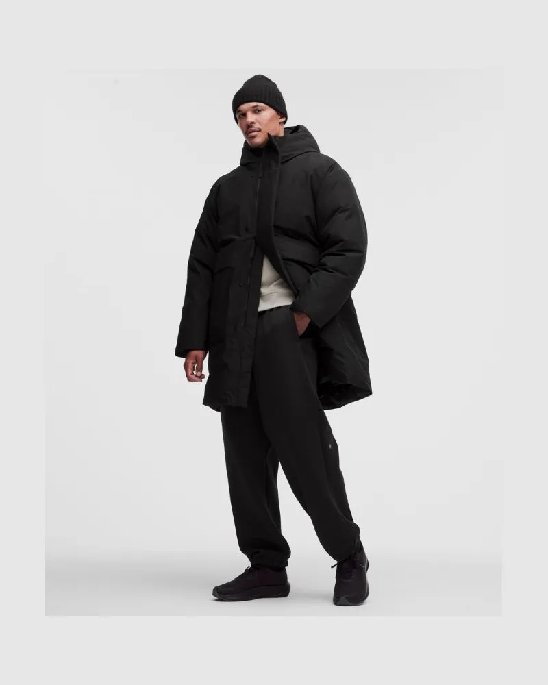 LULULEMON Snow Warrior-Parka für Männer – Größe in Schwarz Schwarz