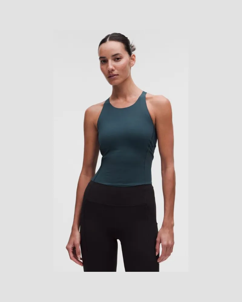 LULULEMON Fast and Free-Tanktop Mittlerer Halt für B/C-Cups für Frauen – Größe in Smoky Velvet Smoky