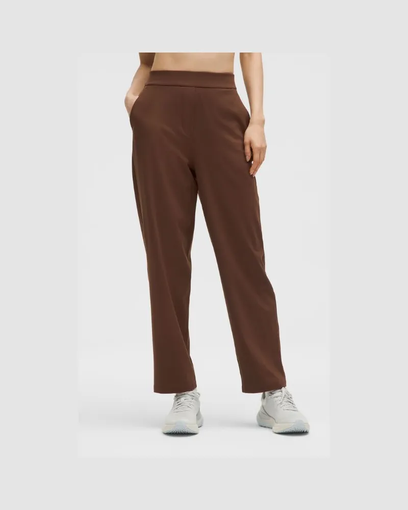 LULULEMON Daydrift Hose mit hohem Bund und schmal zulaufendem Bein Normale Länge für Frauen – Größe in Lava Cake Lava