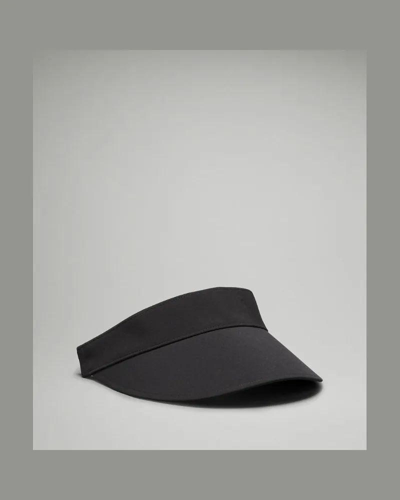 LULULEMON Fast Paced Lauf-Visor mit breiter Krempe in Black Black