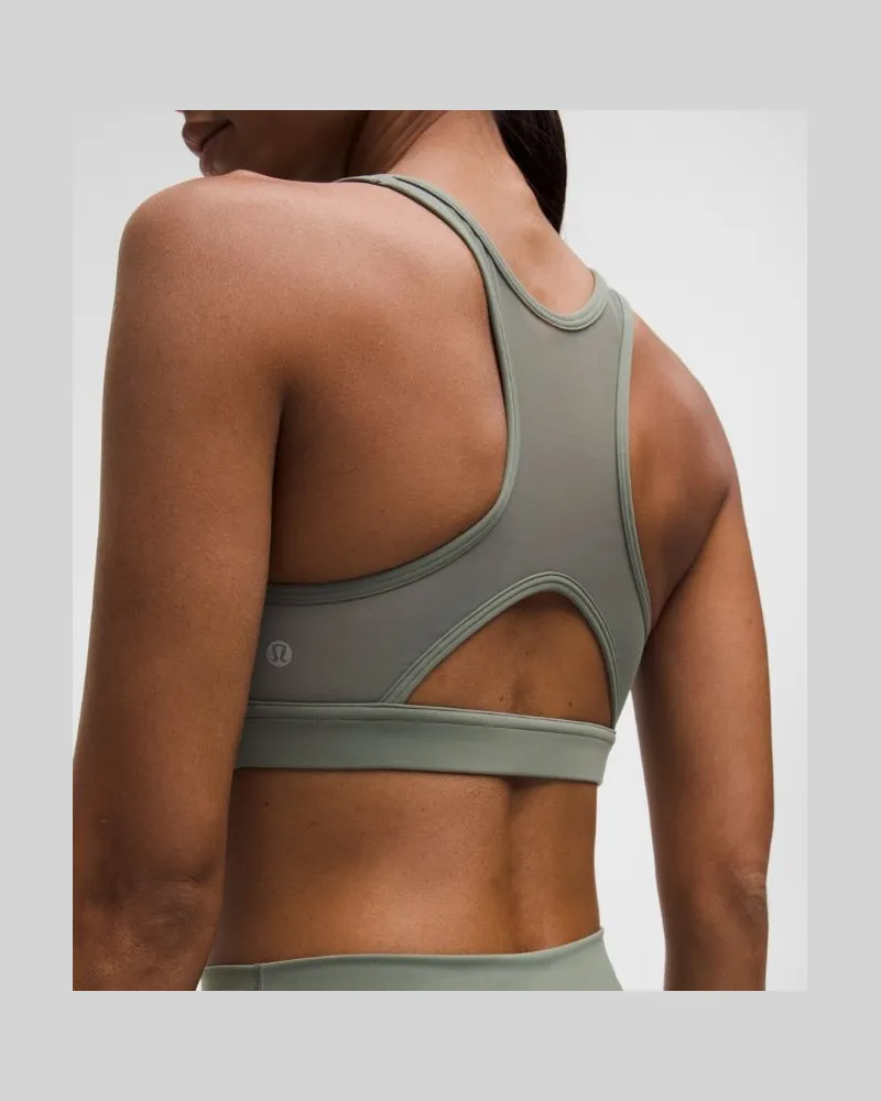 LULULEMON Wunder Train Mesh-Back Bra Medium Support, B/C Cup für Frauen – Größe in Willow Leaf Willow