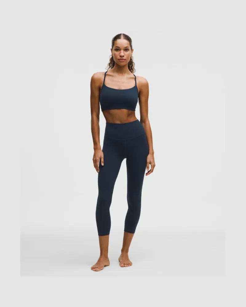 LULULEMON Align Crop Leggings mit hohem Bund für Frauen – 58 cm – Größe in True Navy True