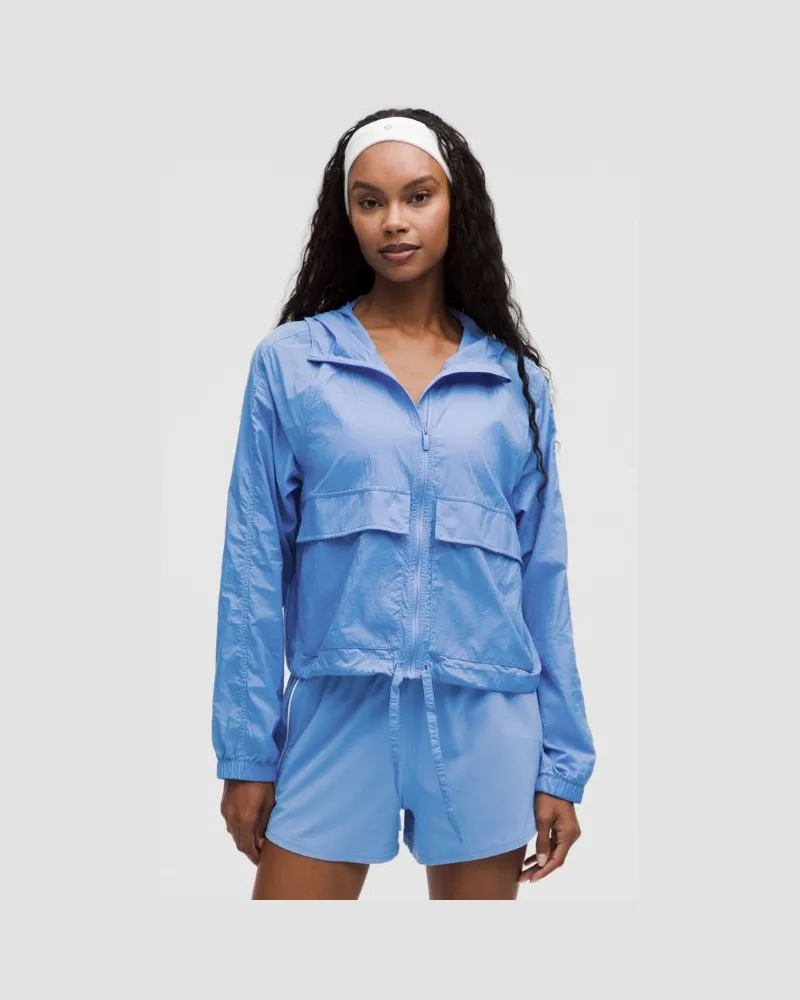 LULULEMON Hood-Lite Jacke im Relaxed Fit für Frauen – Größe in Pool Party Pool
