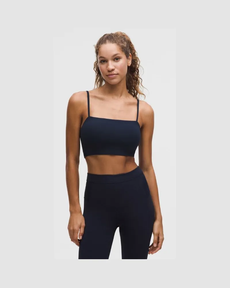 LULULEMON Nulu Paisley Lace-Back Yoga Bra Light Support, B/C Cup für Frauen – Größe in True Navy/Paisley Lace Jacquard True Navy True