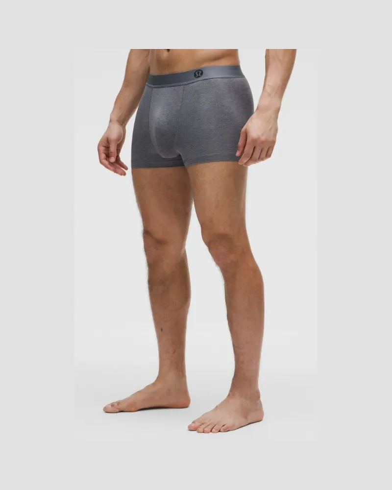 LULULEMON Always In Motion Boxershorts für Männer – 8 cm – Größe in Heathered Solar Grey Heathered