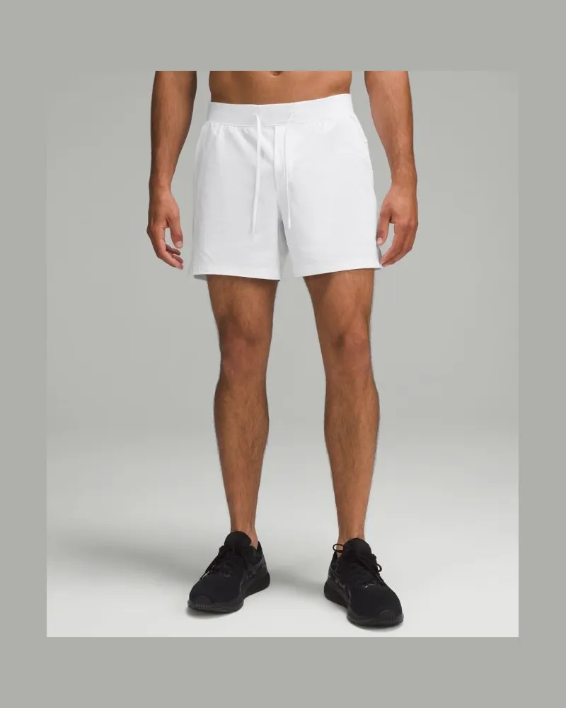 LULULEMON Zeroed In Shorts ohne Liner für Männer – 13 cm – Größe in White White