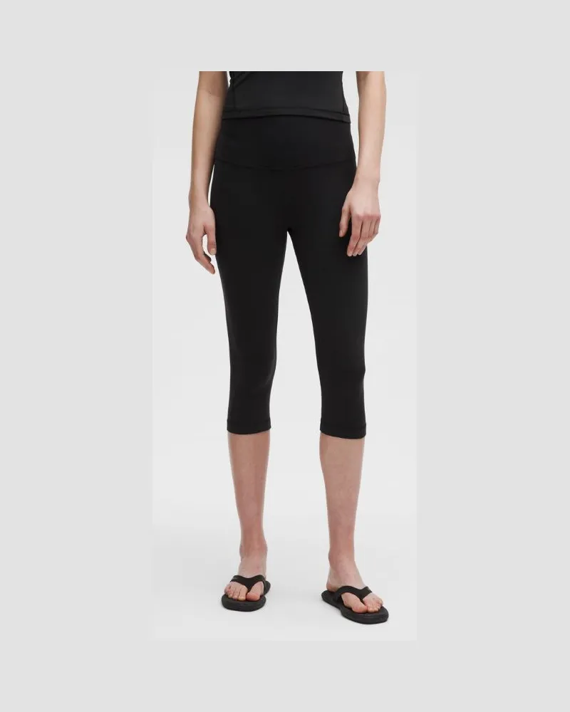 LULULEMON Align Crop Leggings mit hohem Bund für Frauen – 43 cm – Größe in Black Black