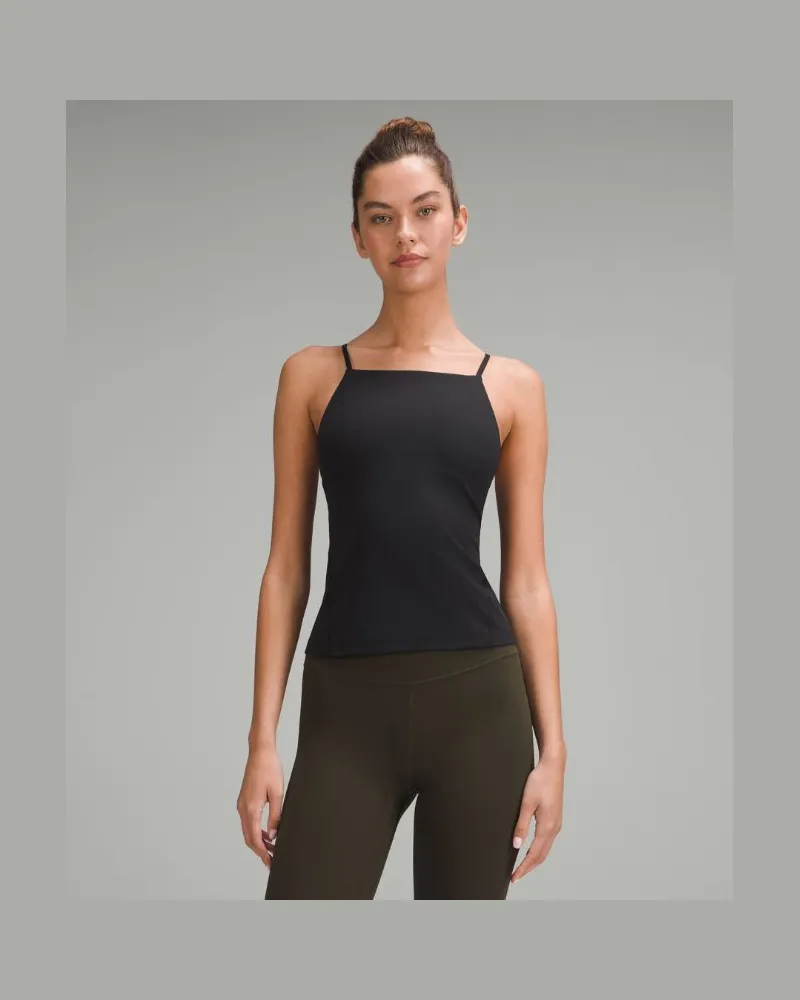 LULULEMON Align Hochgeschlossenes Cami-Tanktop Leichter Halt A/B-Cups für Frauen – Größe in Black Black