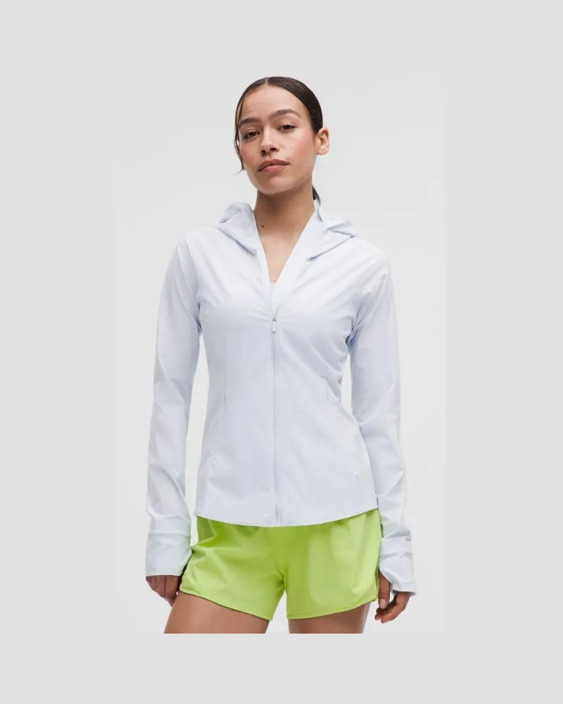LULULEMON Mist Over Windbreaker für Frauen – Größe in Starch Blue Starch