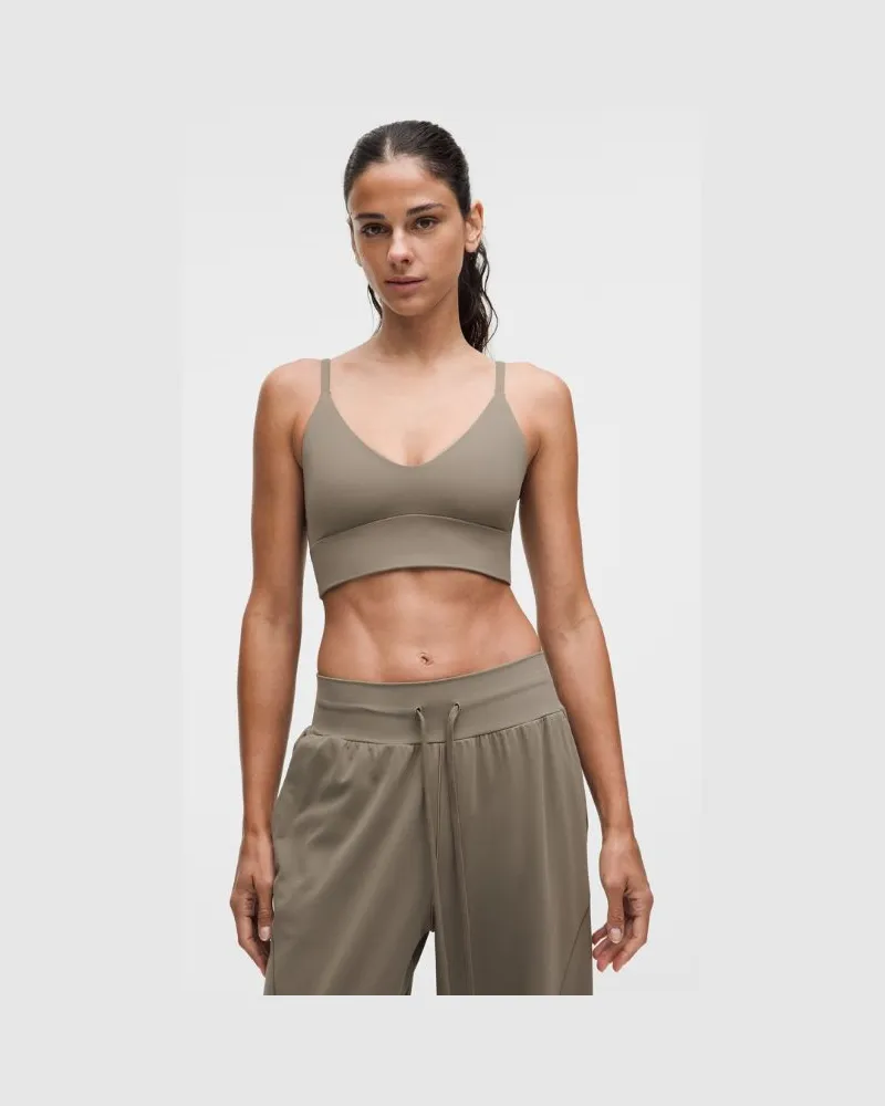 LULULEMON Focuser BH mit U-Ausschnitt Leichter Halt für A/B-Cups für Frauen – Größe in Cypress Forest Cypress
