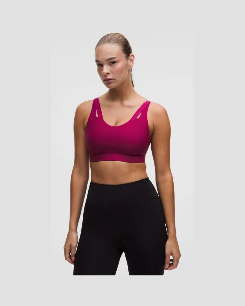 LULULEMON Levitation Sport-BH für Frauen – Größe in Raspberry Rave Raspberry