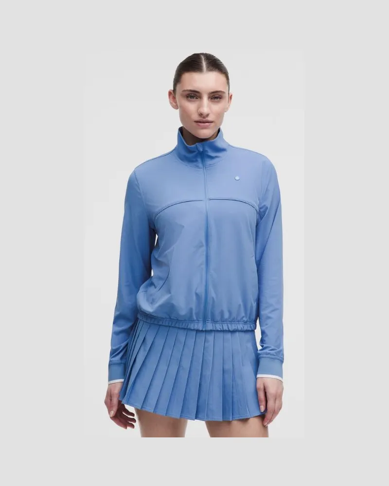 LULULEMON Court Rival Tennis-Trainingsjacke für Frauen – Größe in Prep Blue Prep