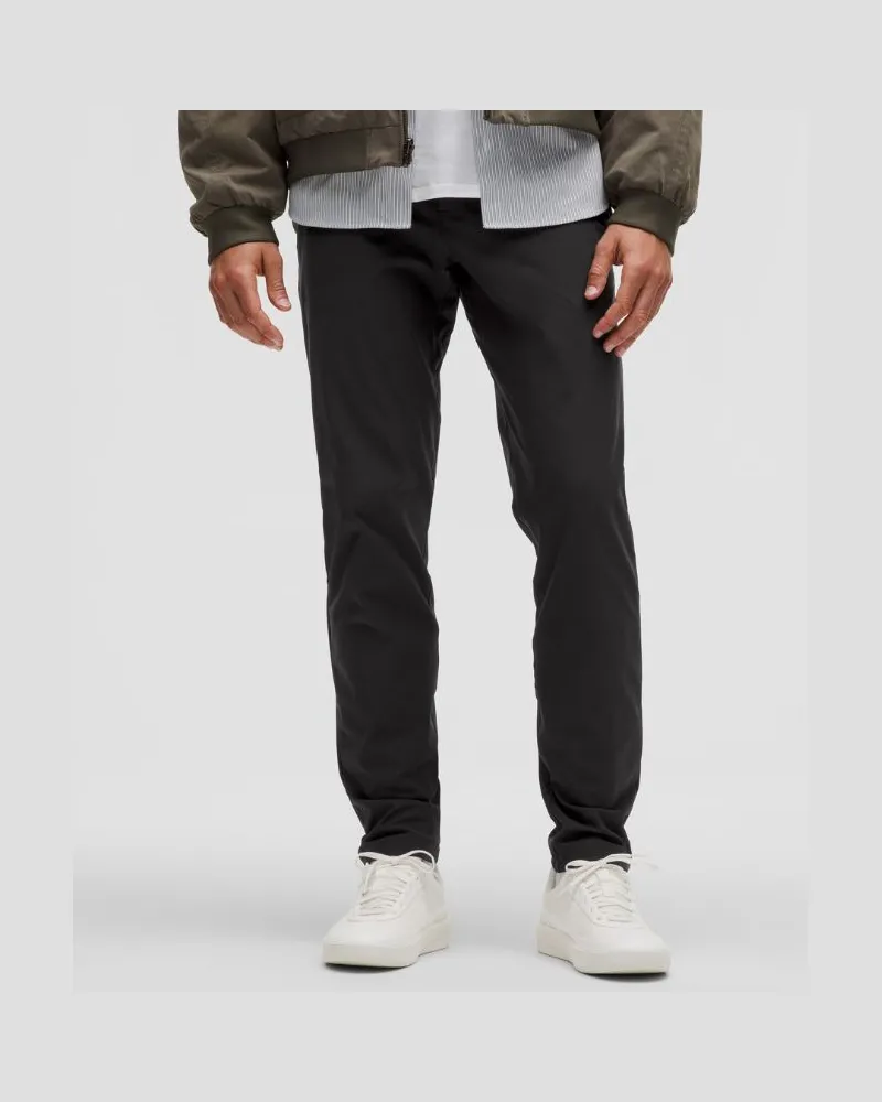 LULULEMON ABC Chinohose im Slim Fit Warpstreme für Männer – 81 cm – Größe in Black Black