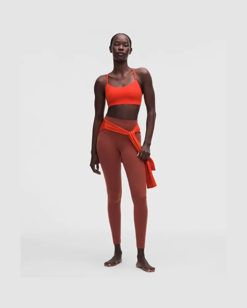 LULULEMON Align Leggings mit hohem Bund für Frauen – 71 cm – Größe in Cranberry Charm Cranberry