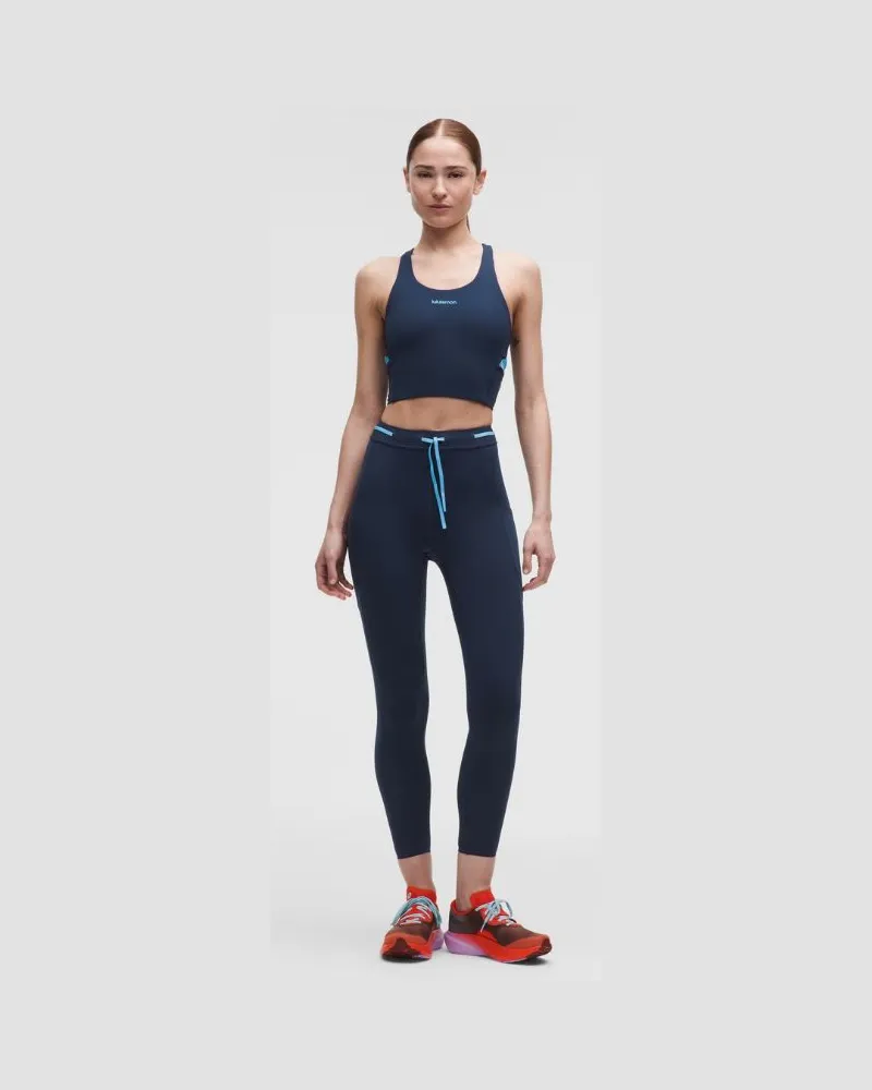 LULULEMON Fast and Free Leggings mit hohem Bund für Frauen – 64 cm – Größe in Club Blue/Ocean Wave Club