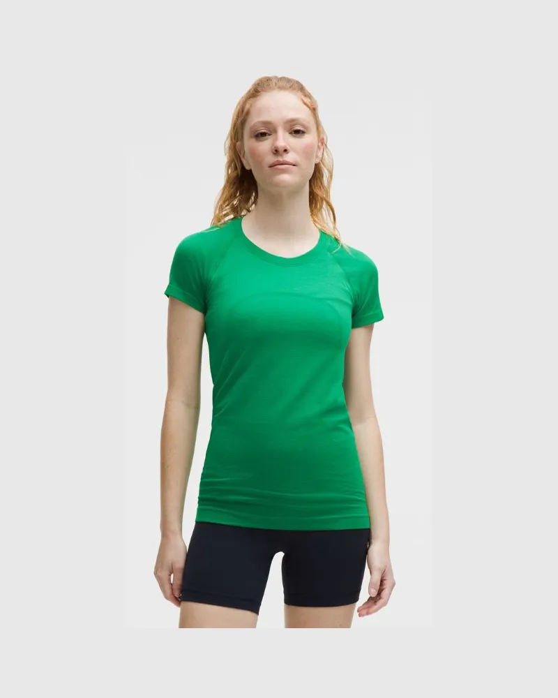 LULULEMON Swiftly Tech Kurzarmshirt 0 Hüftlänge für Frauen – Größe in Raceway Green Raceway