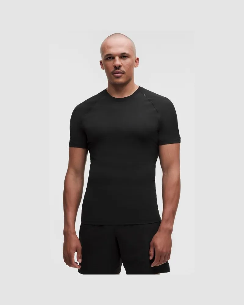 LULULEMON Repper-Kurzarmshirt für Männer – Größe in Schwarz Schwarz