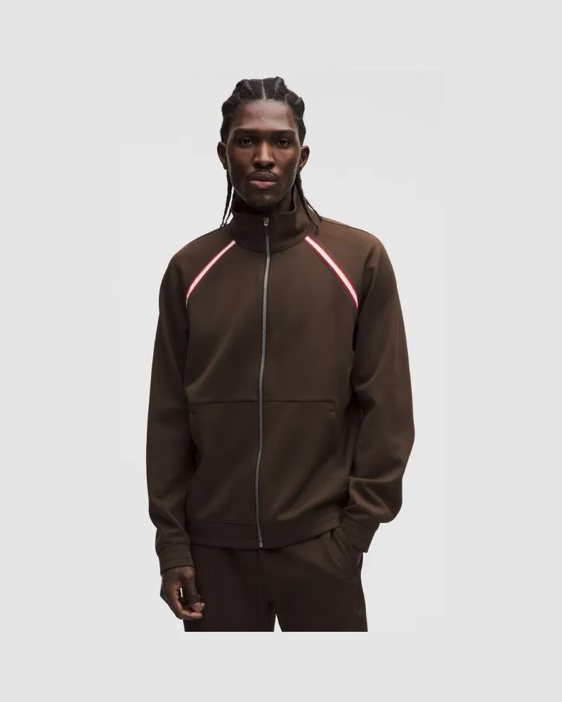 LULULEMON Pace Breaker Trainingsjacke Strickmaterial für Männer – Größe in Walnut Crunch Walnut