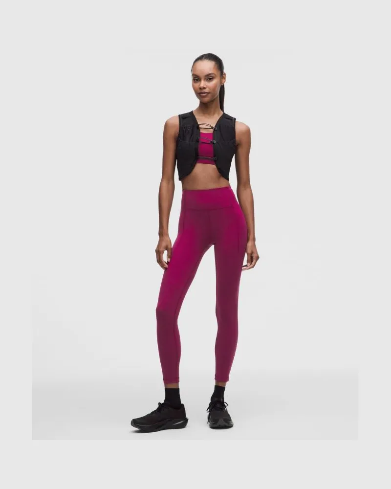 LULULEMON Swift Speed Leggings mit hohem Bund für Frauen – 63,5 cm – Größe in Raspberry Rave Raspberry