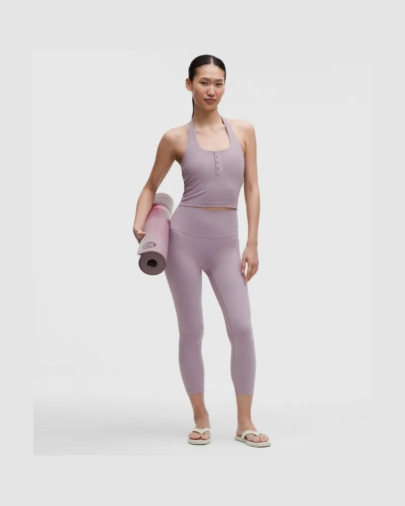 LULULEMON Align Crop Leggings mit hohem Bund für Frauen – 58 cm – Größe in Lotus Lavender Lotus