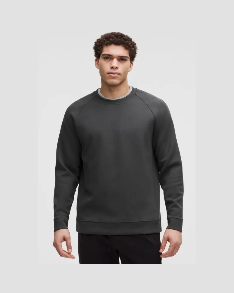 LULULEMON Smooth Spacer Pullover mit Rundhalsausschnitt im Classic Fit für Männer – Größe in Graphite Grey Graphite