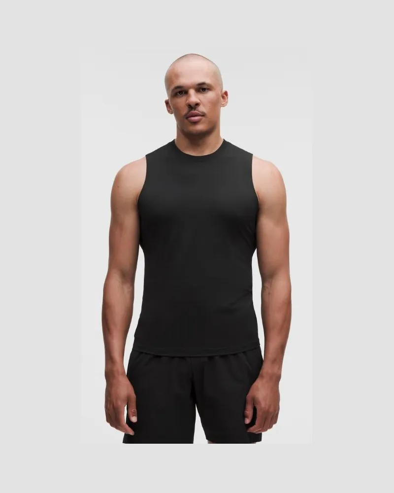 LULULEMON Ärmelloses Repper-Tanktop für Männer – Größe in Schwarz Schwarz