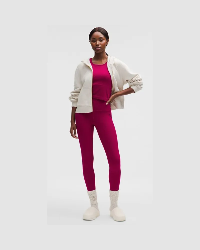 LULULEMON Align Hose mit hohem Bund und Taschen für Frauen – 64 cm – Größe in Berry Rumble Berry