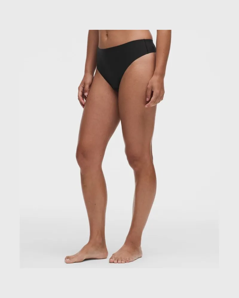 LULULEMON String aus absorbierendem Nulu Material mit superhohem Bund für Frauen – Größe XS in Black Black