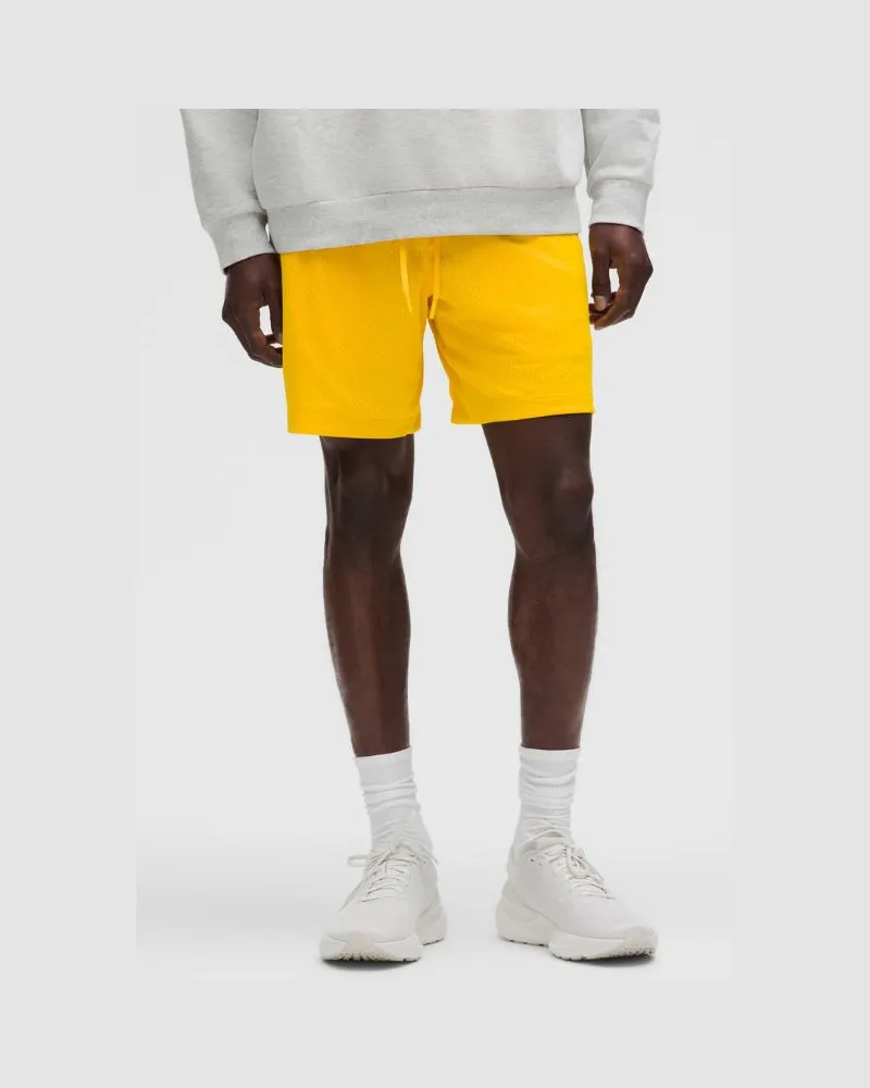 LULULEMON Shorts aus doppellagigem ohne Liner für Männer – 18 cm – Größe in Maize Yellow Maize