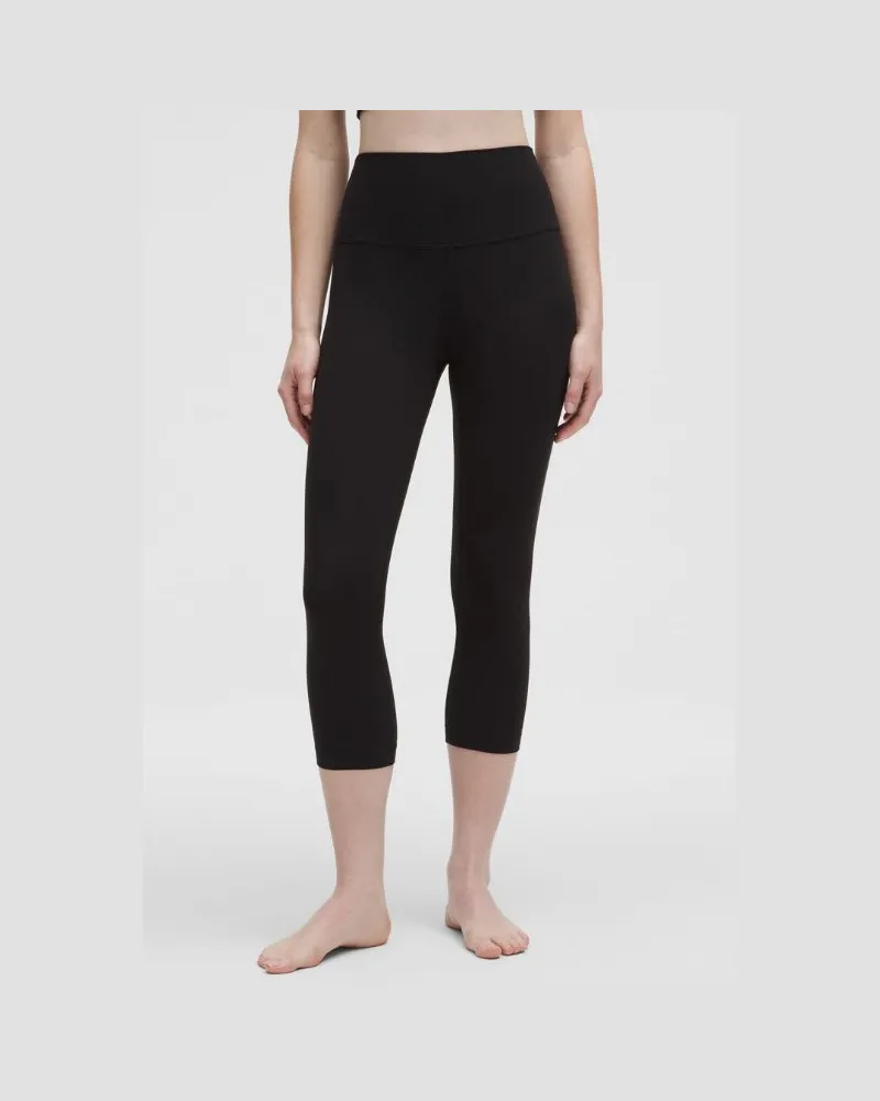 LULULEMON Align Crop Leggings mit hohem Bund für Frauen – 53,3 cm – Größe in Black Black