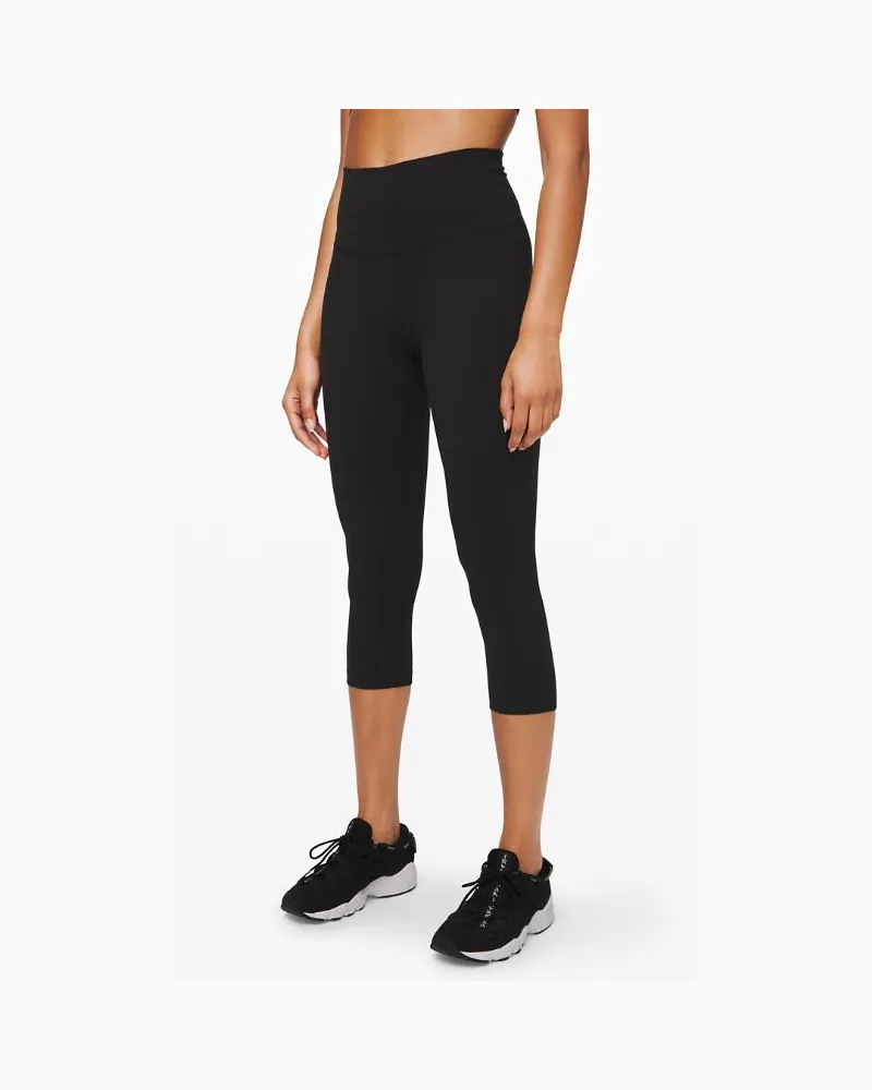 LULULEMON Align Crop Leggings mit hohem Bund für Frauen – 53,3 cm – Größe 20 in Black Black