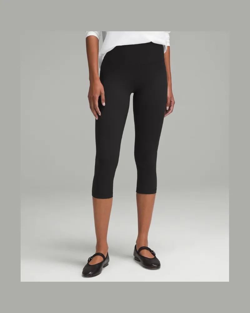 LULULEMON Align Crop Leggings mit hohem Bund für Frauen – 53,3 cm – Größe in Black Black