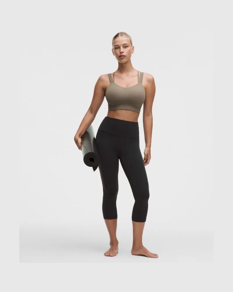 LULULEMON Align Crop Leggings mit hohem Bund für Frauen – 53,3 cm – Größe in Black Black