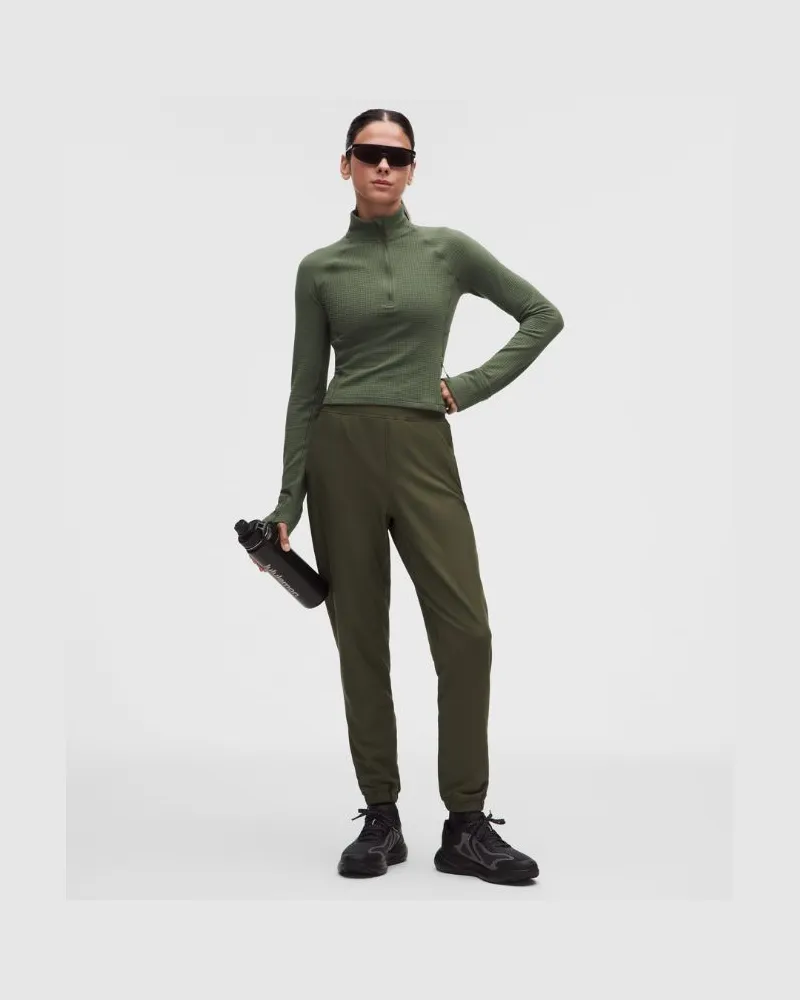 LULULEMON Adapted State -Jogginghose mit hohem Bund Volle Länge für Frauen – Größe in Sassy Sage Sassy