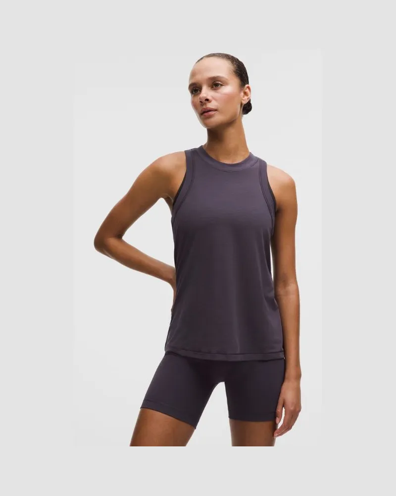 LULULEMON Trainings-Tanktop aus Jersey für Frauen – Größe in Atmospheric Purple Atmospheric