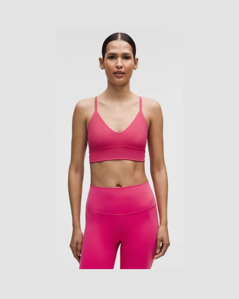 LULULEMON Focuser BH mit U-Ausschnitt Leichter Halt für A/B-Cups für Frauen – Größe in Raspberry Coulis Raspberry